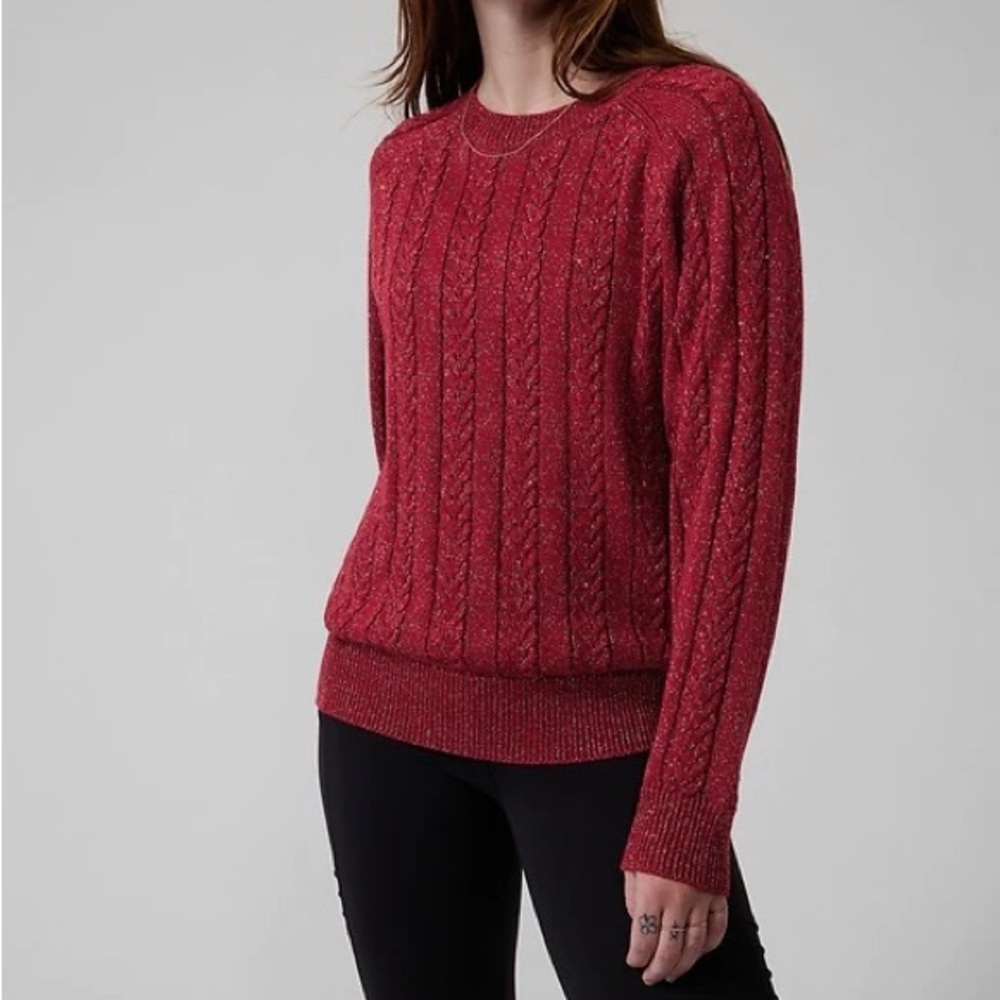 NWOT Athleta Crossroads Crew Neck Sweater